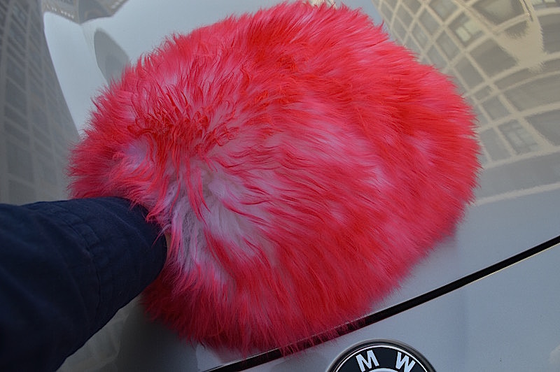Detailing Mitt - alternate view