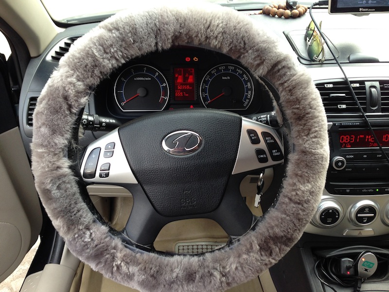 Contractor Motorcycle Sheepskin Seat Cover - alternate view