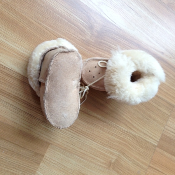 Professional Newborn Sheepskin Slipper - alternate view