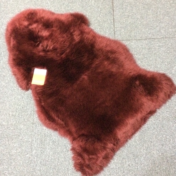 Sheepskin Pillow - real photo